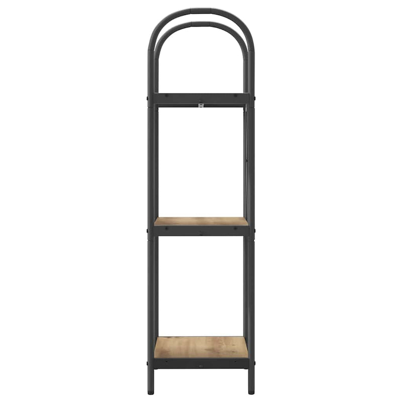 vidaXL Könyvespolc kézműves tölgy 40 x 30 x 109 cm Faanyag