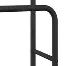 vidaXL Ruhaszárító polcokkal Musta tammi 90 x 30 x 100.5 cm Faanyag