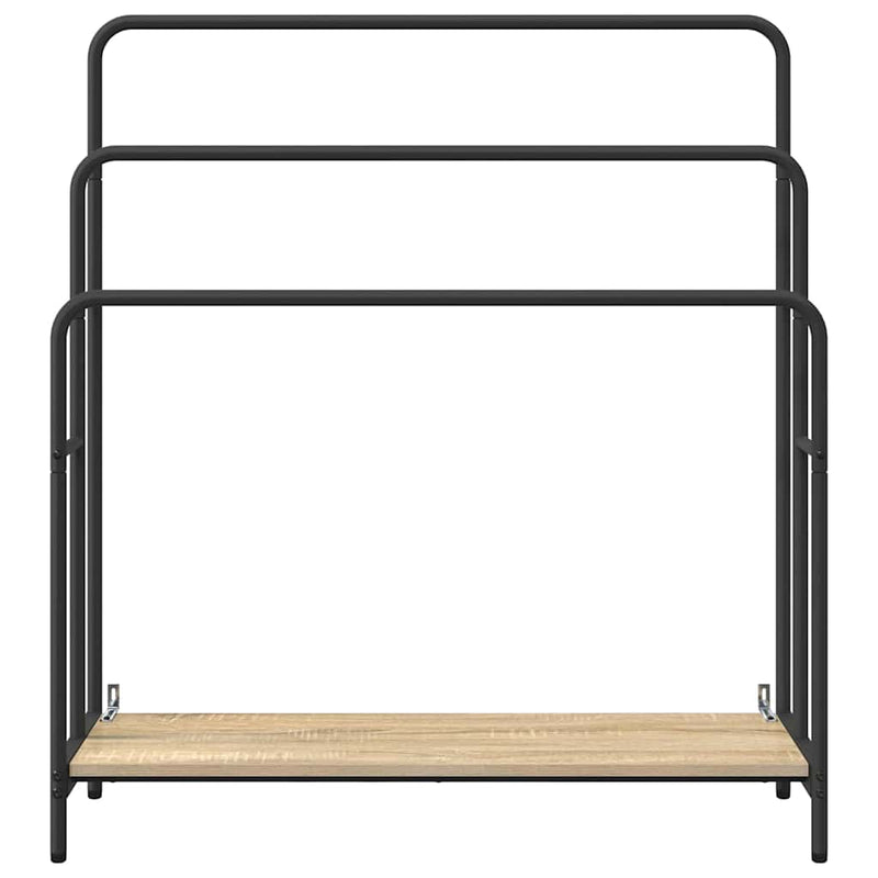 vidaXL Ruhaszárító polcokkal sonoma tölgy 90 x 30 x 100.5 cm Faanyag