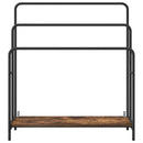 vidaXL Ruhaszárító polcokkal Füstölt tölgy 90 x 30 x 100.5 cm Faanyag