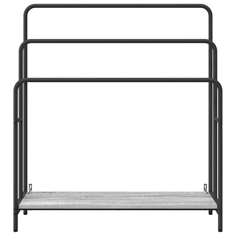 vidaXL Ruhaszárító polcokkal Szürke sonoma 90 x 30 x 100.5 cm Faanyag