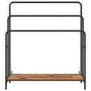 vidaXL Ruhaszárító polcokkal Régi fa 90 x 30 x 100.5 cm Faanyag