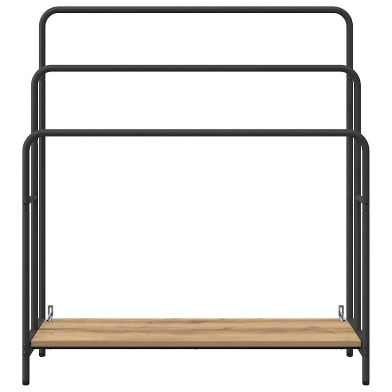 vidaXL Ruhaszárító polcokkal kézműves tölgy 90 x 30 x 100.5 cm Faanyag