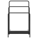 vidaXL Ruhaszárító polcokkal Musta tammi 60 x 30 x 100.5 cm Faanyag