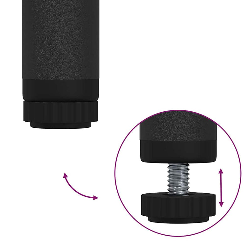 vidaXL Ruhaszárító polcokkal Musta tammi 60 x 30 x 100.5 cm Faanyag