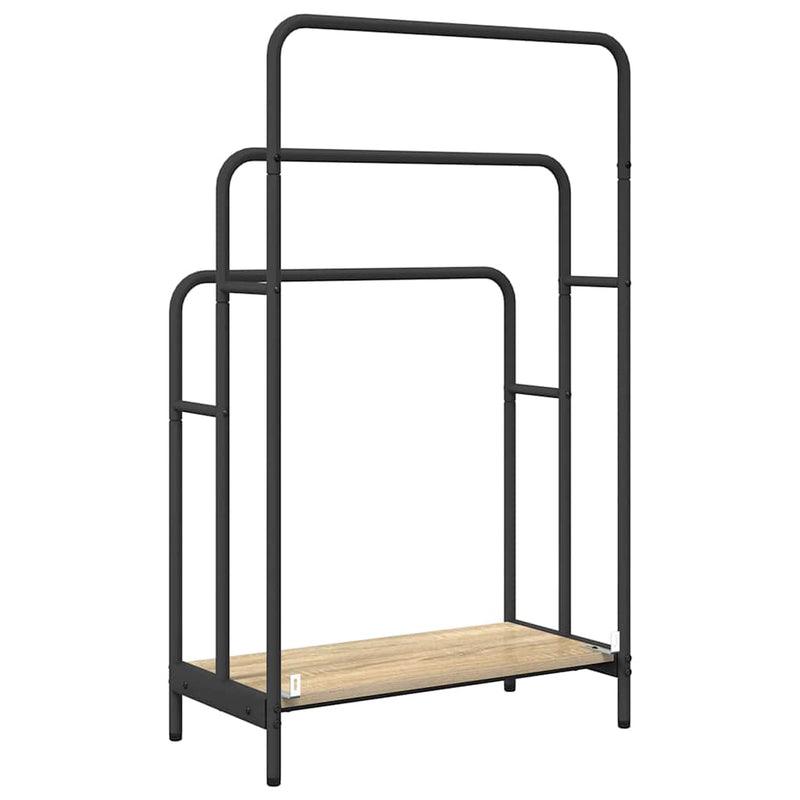 vidaXL Ruhaszárító polcokkal sonoma tölgy 60 x 30 x 100.5 cm Faanyag