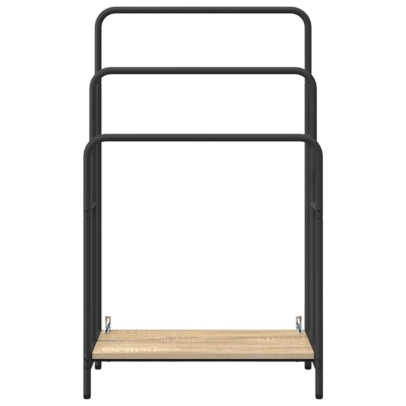vidaXL Ruhaszárító polcokkal sonoma tölgy 60 x 30 x 100.5 cm Faanyag