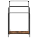 vidaXL Ruhaszárító polcokkal Füstölt tölgy 60 x 30 x 100.5 cm Faanyag