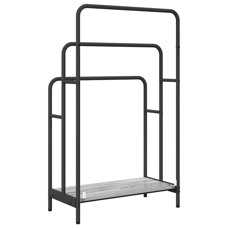 vidaXL Ruhaszárító polcokkal Szürke sonoma 60 x 30 x 100.5 cm Faanyag