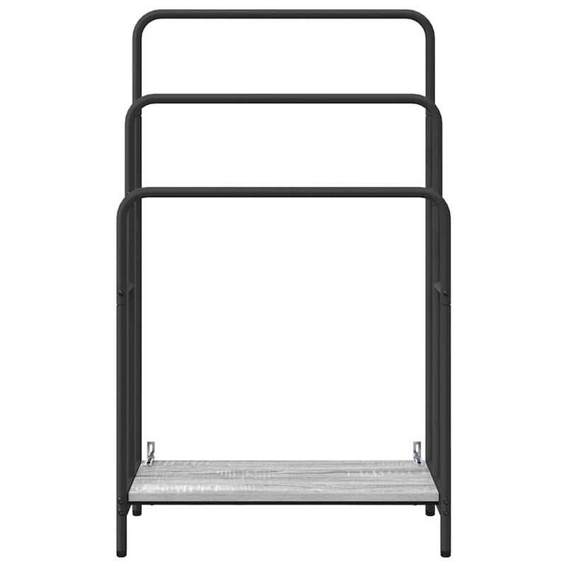 vidaXL Ruhaszárító polcokkal Szürke sonoma 60 x 30 x 100.5 cm Faanyag