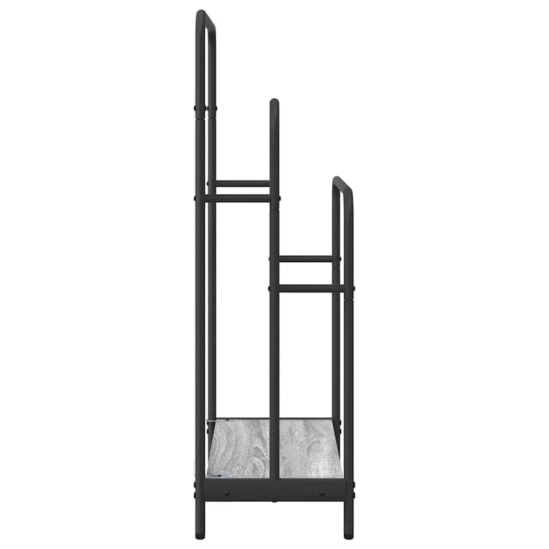 vidaXL Ruhaszárító polcokkal Szürke sonoma 60 x 30 x 100.5 cm Faanyag