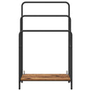 vidaXL Ruhaszárító polcokkal Régi fa 60 x 30 x 100.5 cm Faanyag