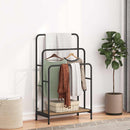 vidaXL Ruhaszárító polcokkal kézműves tölgy 60 x 30 x 100.5 cm Faanyag