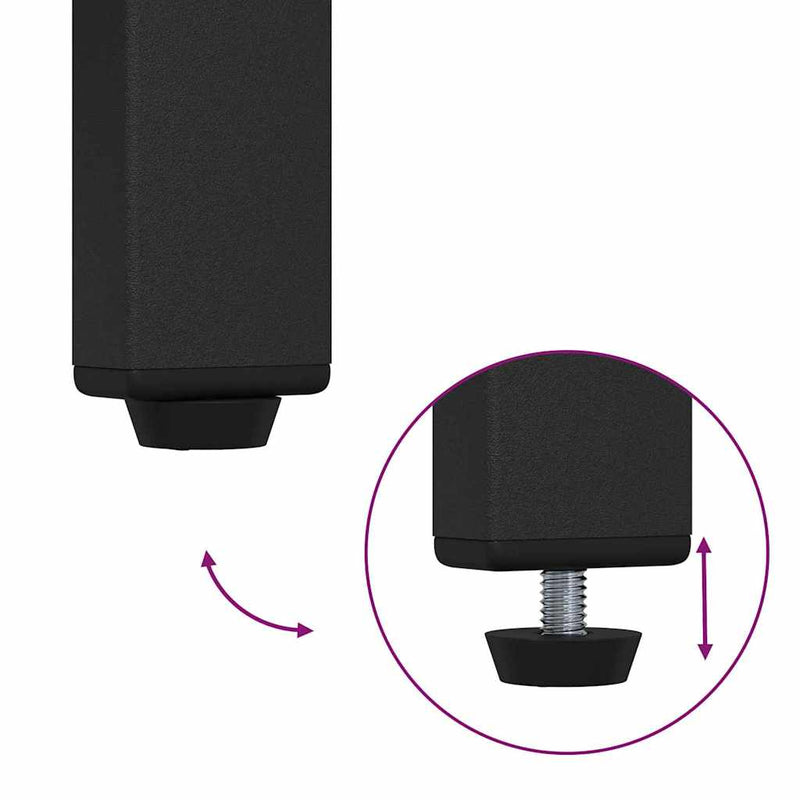 vidaXL Kabáthorog polcokkal sonoma tölgy 95 x 34 x 184 cm Faanyag