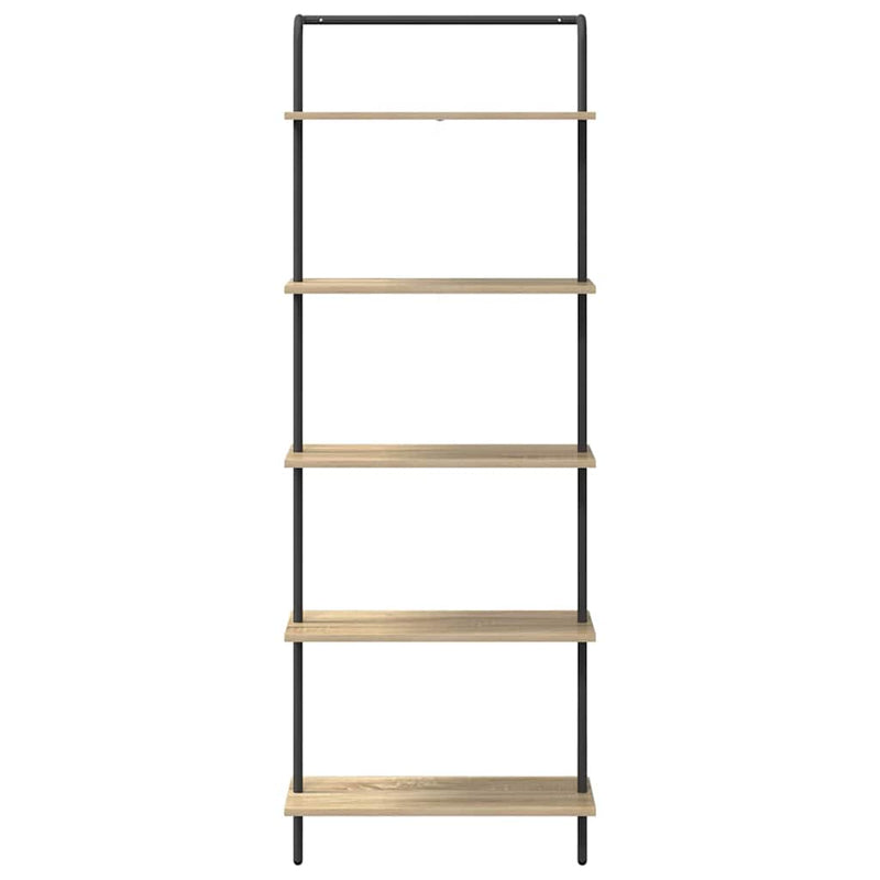 vidaXL Könyvespolc sonoma tölgy 60 x 24 x 168 cm Faanyag