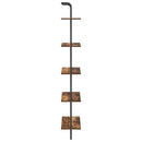 vidaXL Könyvespolc Füstölt tölgy 60 x 24 x 168 cm Faanyag