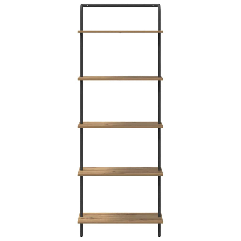 vidaXL Könyvespolc kézműves tölgy 60 x 24 x 168 cm Faanyag