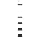 vidaXL Könyvespolc Fekete tölgy 60 x 24 x 203 cm Faanyag