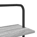 vidaXL Könyvespolc Szürke sonoma 60 x 24 x 203 cm Faanyag