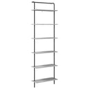 vidaXL Könyvespolc Szürke Sonoma 60 x 24 x 203 cm Faanyag