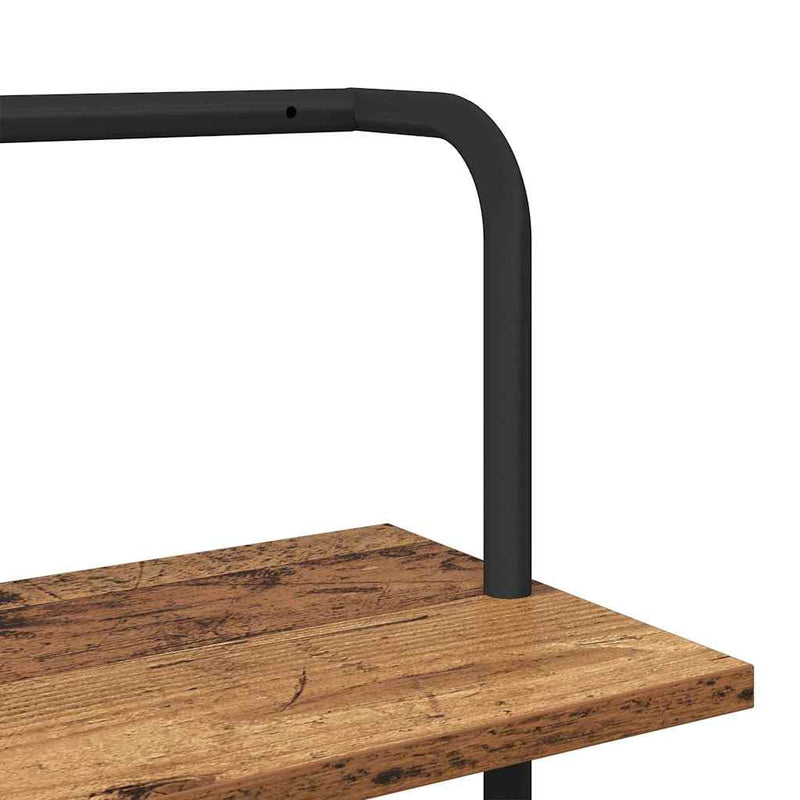 vidaXL Könyvespolc Régi fa 60 x 24 x 203 cm Faanyag