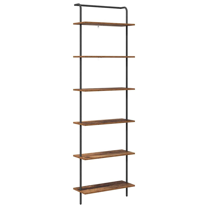 vidaXL Könyvespolc Régi fa 60 x 24 x 203 cm Faanyag