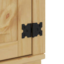 vidaXL Cabinet polcokkal tárolóval SKI 4 pcs Mézes Barna Tömör fenyőfa