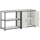 vidaXL Konyhai Tároló Készlet HATTEM 2 pcs Fehér