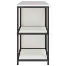 vidaXL Konyhai Tároló Készlet polcokkal tárolóval 2 pcs Fehér Acél