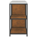 vidaXL Konyhai Tároló Készlet polcokkal tárolóval 2 pcs Rozsdás Acél