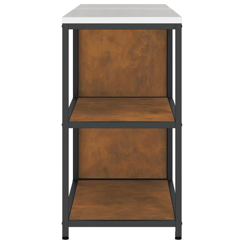 vidaXL Konyhai Tároló Készlet polcokkal tárolóval 2 pcs Rozsdás Acél