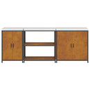 vidaXL Konyhai Tároló Készlet polcokkal Egyéb 3 pcs Rozsdás Acél