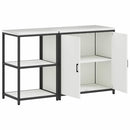 vidaXL Konyhai Tároló Készlet HATTEM 2 pcs Fehér