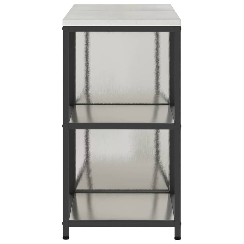 vidaXL Konyhai Tároló Készlet polcokkal tárolóval 2 pcs Ezüst Acél