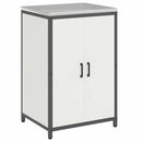 vidaXL Konyhai Tároló Készlet 2 pcs Fehér Hidegen hengerelt acél