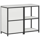 vidaXL Konyhai Tároló Készlet 2 pcs Fehér Hidegen hengerelt acél