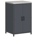 vidaXL Konyhai Tároló Készlet 2 pcs Antracit Hidegen hengerelt acél