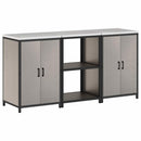 vidaXL Konyhai Tároló Készlet HATTEM 3 pcs Rozsdás Acél