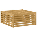 vidaXL 3 Darab Kültéri kanapé szett Poliészter Fehér