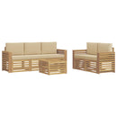 vidaXL Ülőgarnitúrák Tömör Akácfa