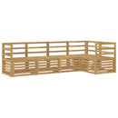 vidaXL Kültéri kanapé szett 5 pcs Fehér 245 x 126,5 x 73 cm
