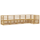 vidaXL Kültéri kanapé szett 6 pcs Fehér 304 x 126,5 x 73 cm