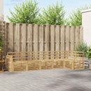 vidaXL Kültéri kanapé szett 6 pcs Fehér 306 x 128,5 x 73 cm