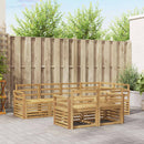 vidaXL Kültéri kanapé szett 7 pcs Fehér 249 x 130,5 x 73 cm