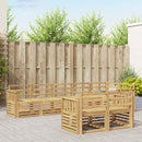 vidaXL Kültéri kanapé szett 8 pcs Fehér 306 x 128,5 x 73 cm