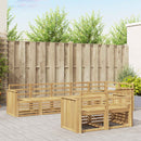 vidaXL Kültéri kanapé szett 8 pcs Fehér 306 x 128,5 x 73 cm