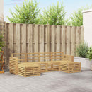 vidaXL Kültéri kanapé szett 6 pcs Fehér 257 x 122,5 x 73 cm