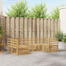 vidaXL Kültéri kanapé szett 6 pcs Fehér 245 x 126,5 x 73 cm