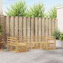 vidaXL Kültéri kanapé szett 6 pcs Fehér 245 x 128,5 x 73 cm