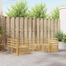 vidaXL Kültéri kanapé szett 6 pcs Fehér 245 x 130,5 x 73 cm